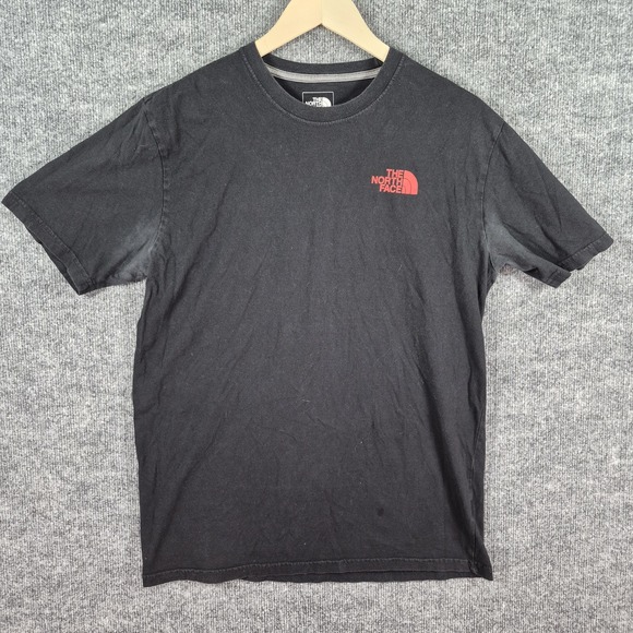 The North Face Other - The North Face T-Shirt Men's Medium Black Red Crewneck S-Sleeve Spellout Casual